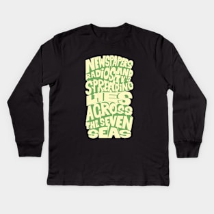 The last Poets - Mean Machine Kids Long Sleeve T-Shirt